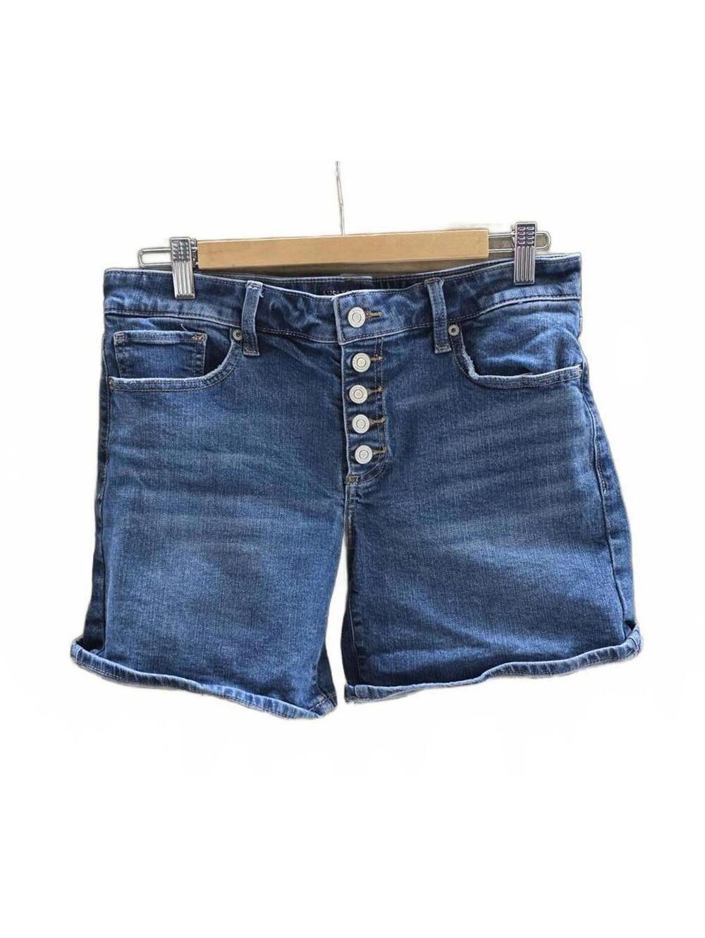 Lucky Brand "The Roll Up" Button-Fly Denim Shorts- Size 29 (waist 31)